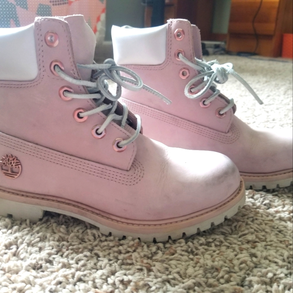 Womens Timberland Pink Boots